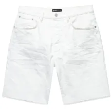 Джинсовые шорты с эффектом потертости