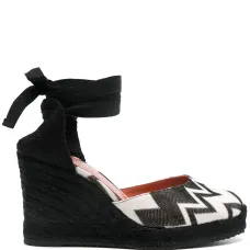 Эспадрильи с узором зигзаг