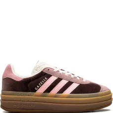 Кроссовки Gazelle Bold Shadow Brown/Warm Clay/Glow Pink