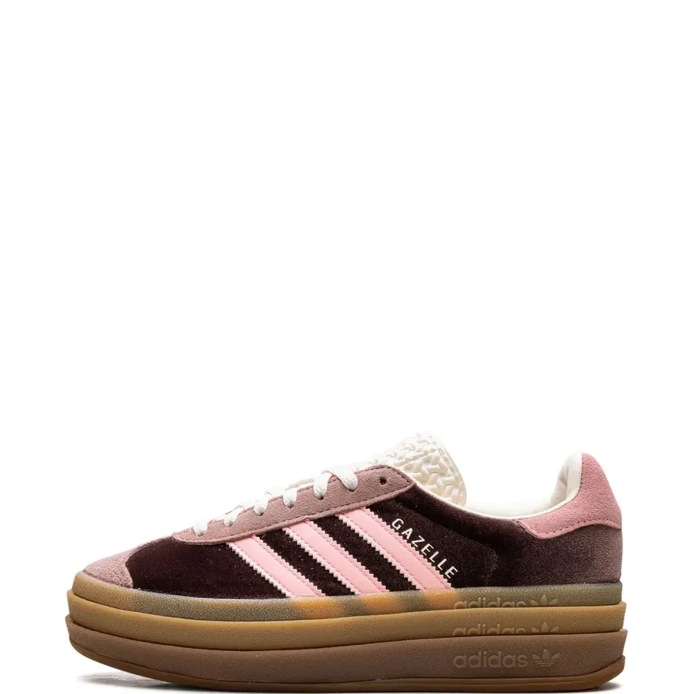 Кроссовки Gazelle Bold Shadow Brown/Warm Clay/Glow Pink