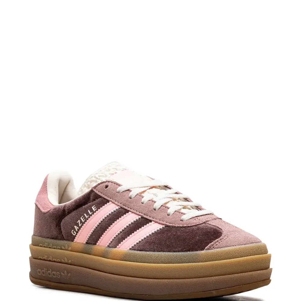 Кроссовки Gazelle Bold Shadow Brown/Warm Clay/Glow Pink