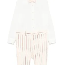 Комплект из рубашки и шортов в полоску Комплект из рубашки и шортов в полоску