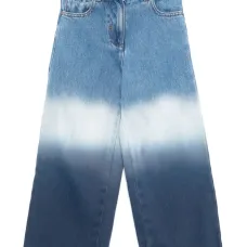 Джинсы с эффектом потертости