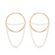 Серьги с цепочками