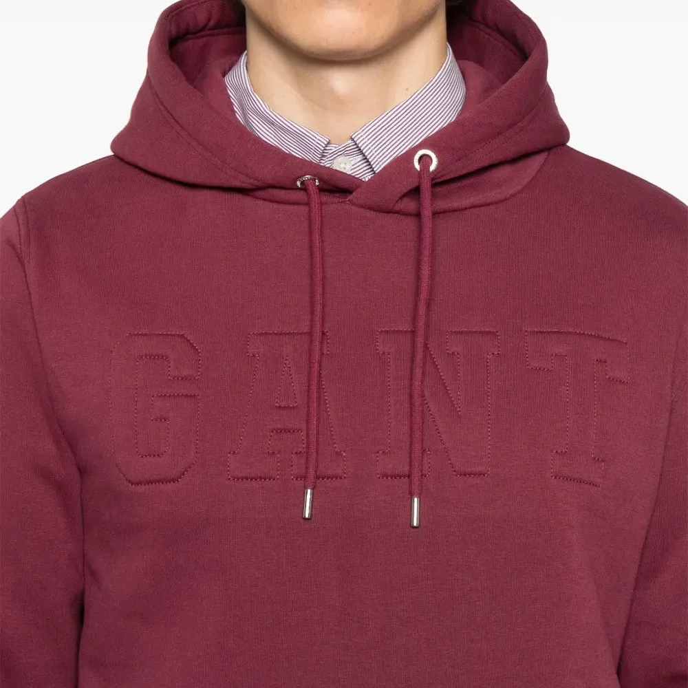 Худи с тисненым логотипом