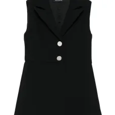 Ромпер с заостренными лацканами