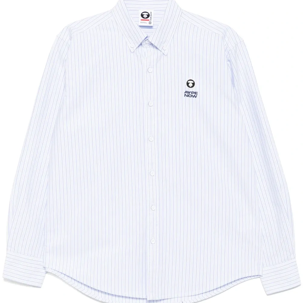 Рубашка с нашивкой-логотипом