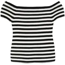 Топ Bardot в полоску