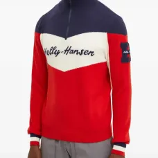 Куртка-свитер с молнией и контрастными вставками