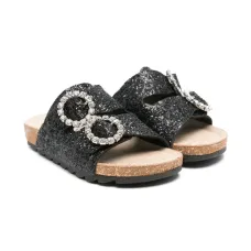 Сандалии с блестками