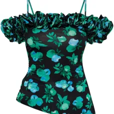 Блузка с цветочным принтом Блузка с цветочным принтом