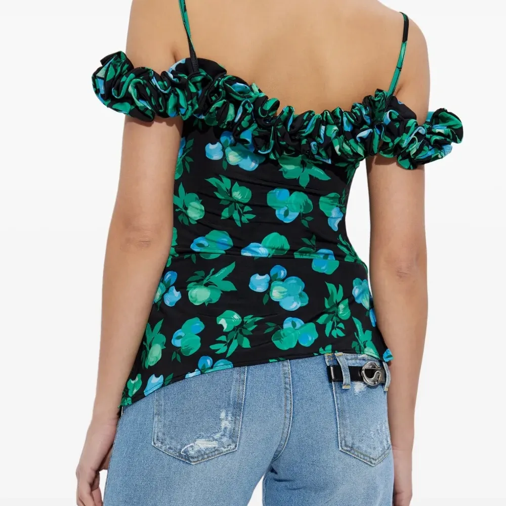 Блузка с цветочным принтом