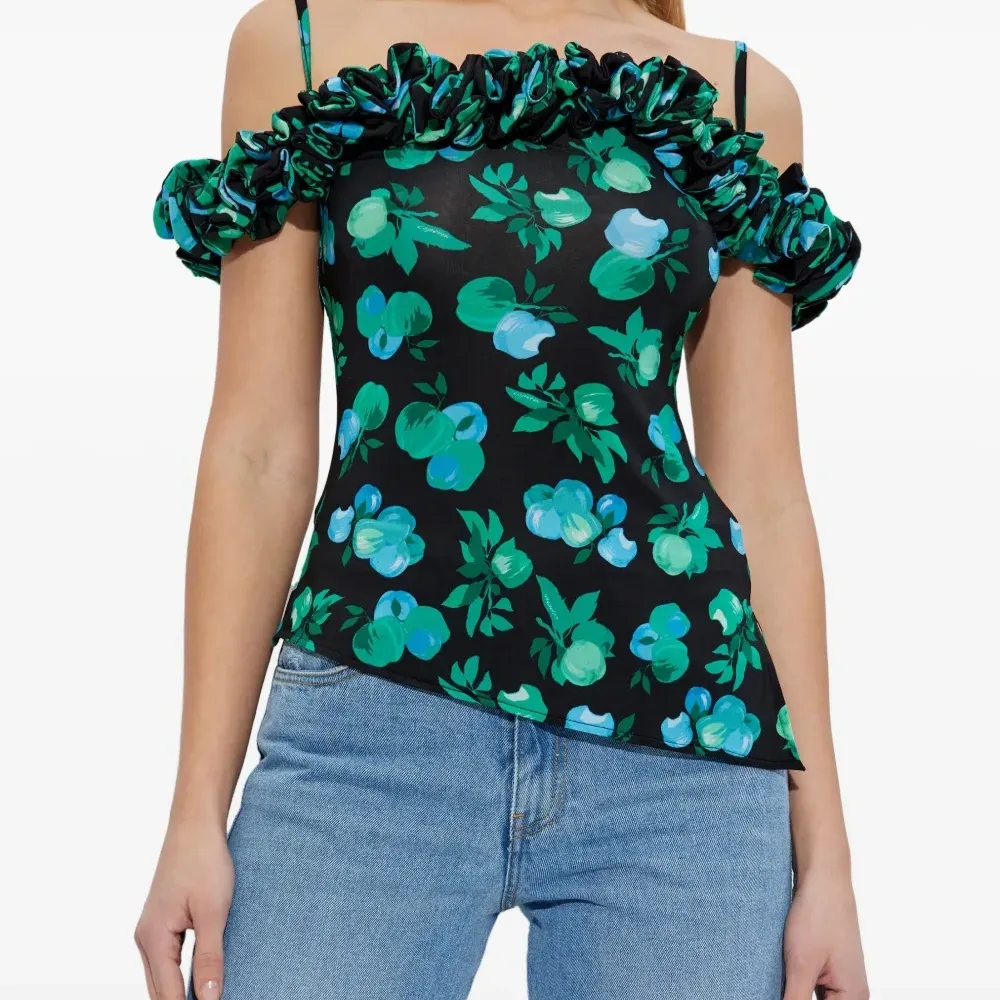 Блузка с цветочным принтом