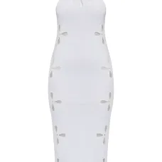 Платье миди с вырезом Платье миди с вырезом