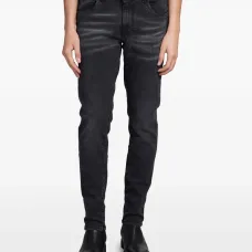 Джинсы с нашивкой-логотипом