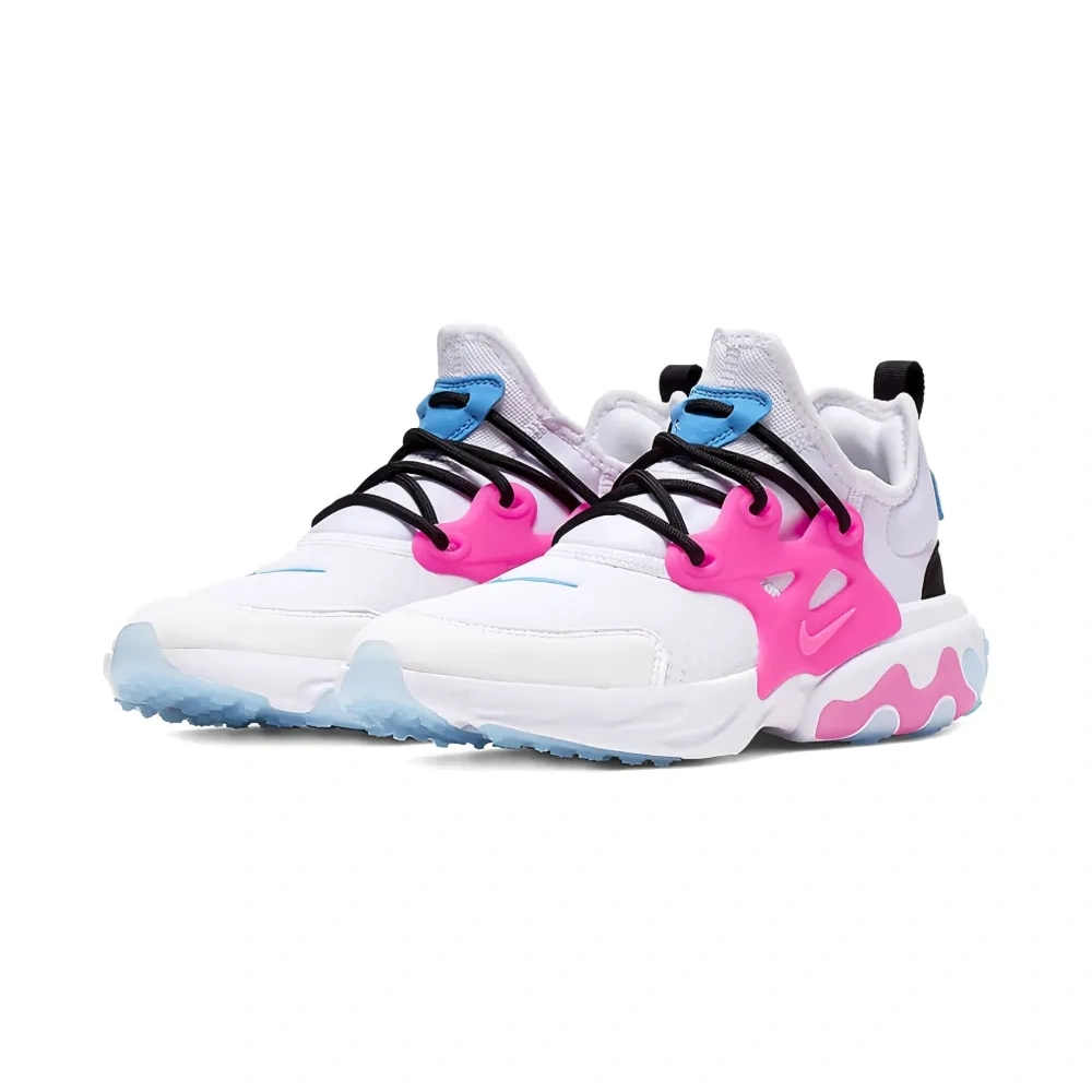 кроссовки React Presto White/Hyper Pink/Photo Blue