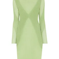 Трикотажное платье мини