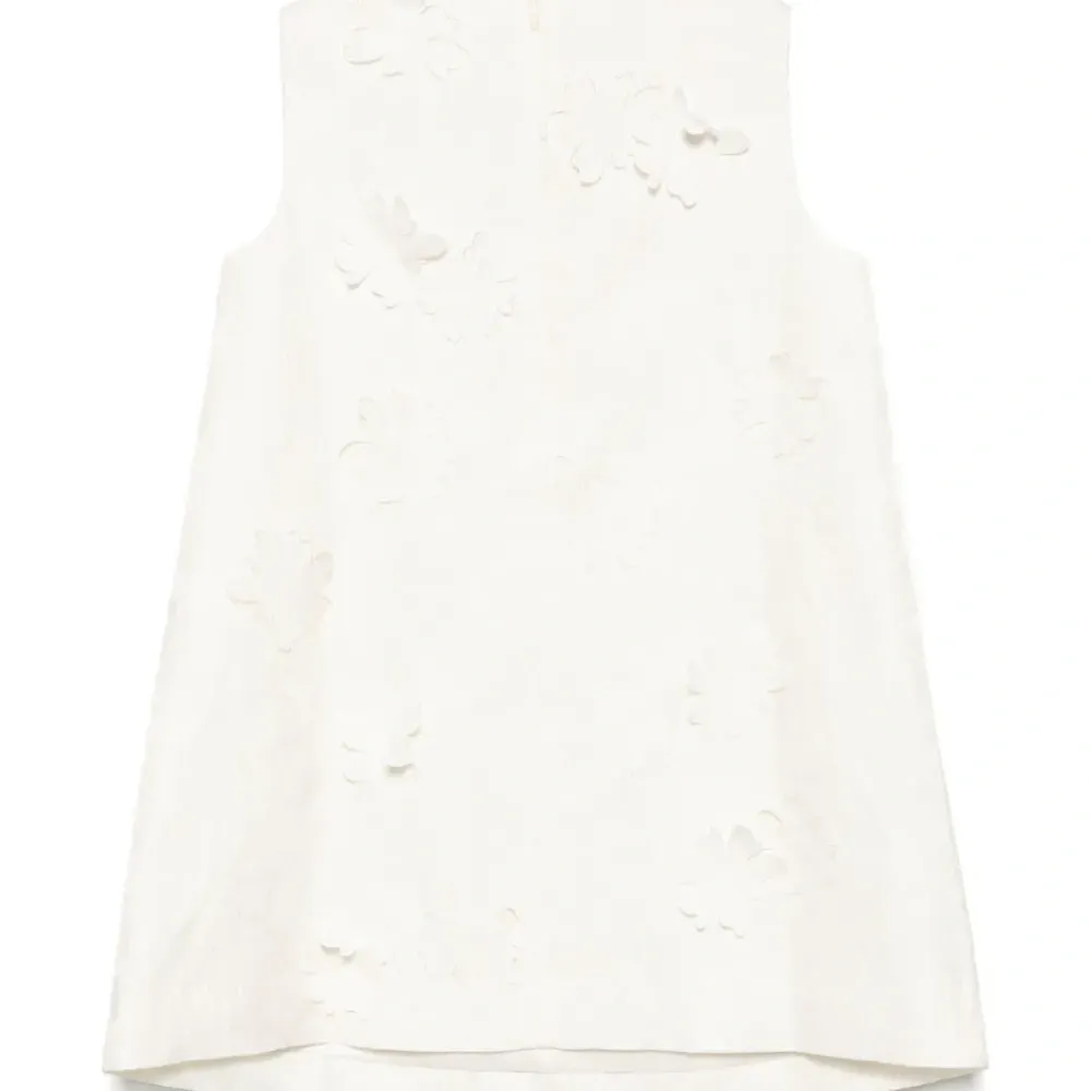 Жаккардовое платье без рукавов