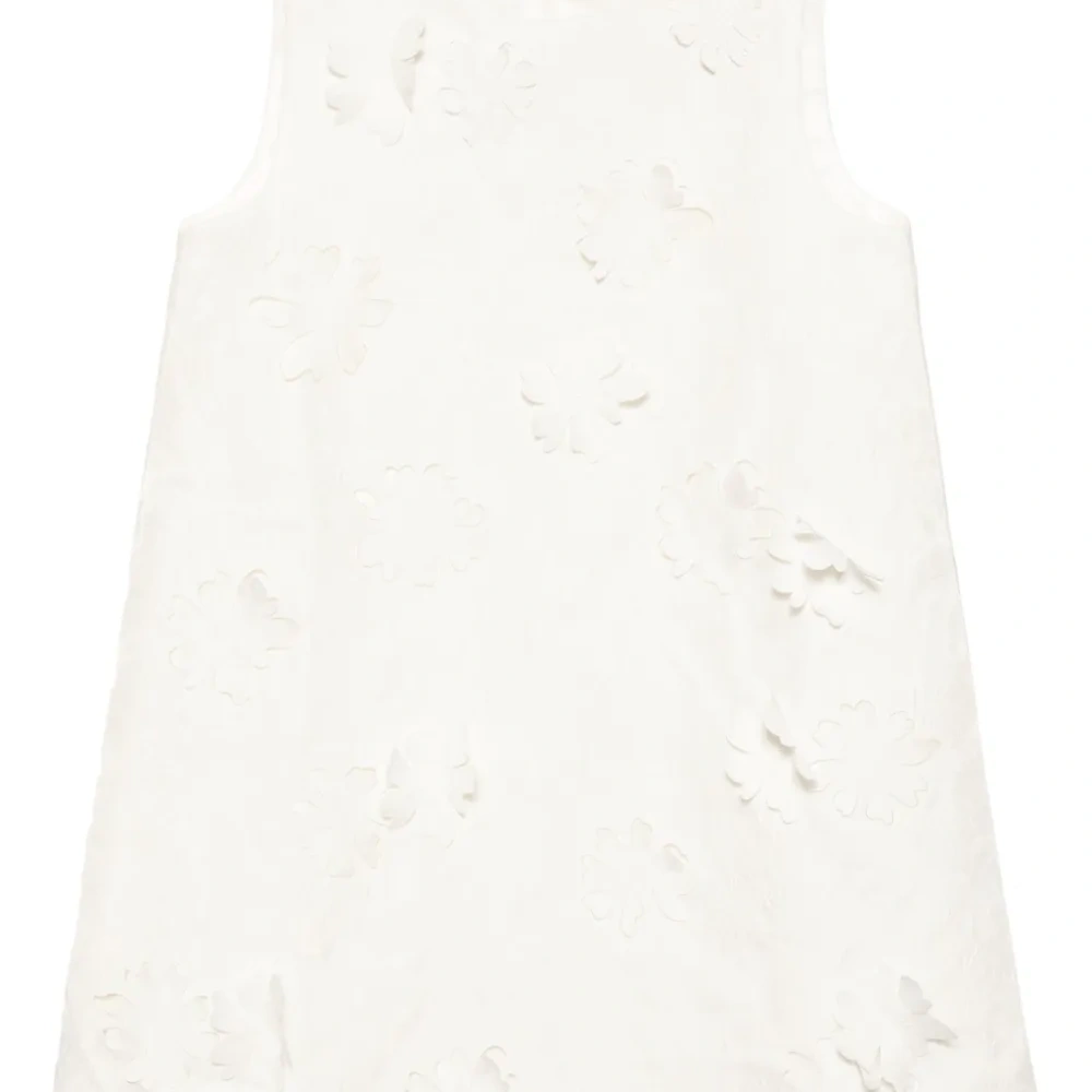 Жаккардовое платье без рукавов