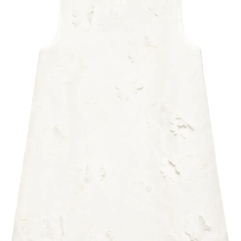 Жаккардовое платье без рукавов