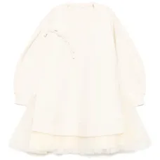 Платье с плиссированным подолом