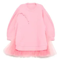 Платье с плиссированным подолом