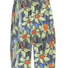 Джинсы с цветочным принтом Джинсы с цветочным принтом