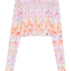 Топ с узором зигзаг Топ с узором зигзаг