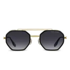 Солнцезащитные очки в геометричной оправе