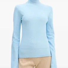 Топ с высоким воротником