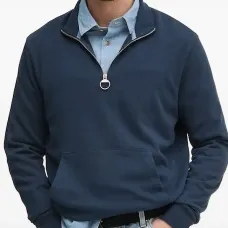 Толстовка с воротником на молнии