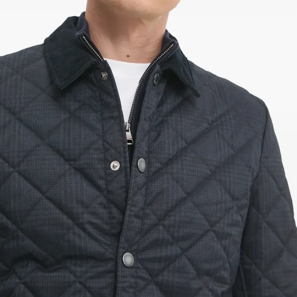 Стеганый пуховик