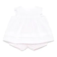 Льняной комплект из топа и шортов