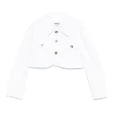 Укороченная джинсовая куртка