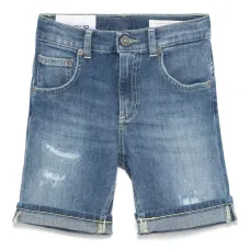 Джинсовые шорты с нашивкой-логотипом