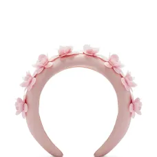 Повязка на голову с цветочной аппликацией Повязка на голову с цветочной аппликацией