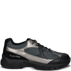 кроссовки с эффектом металлик