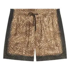 Плавки-шорты с принтом