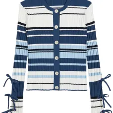 Кардиган в полоску