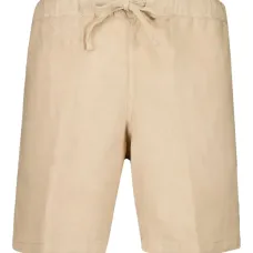 Льняные шорты с эластичным поясом