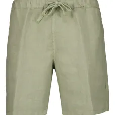 Льняные шорты с эластичным поясом Льняные шорты с эластичным поясом