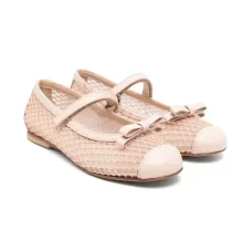 Балетки с бантом