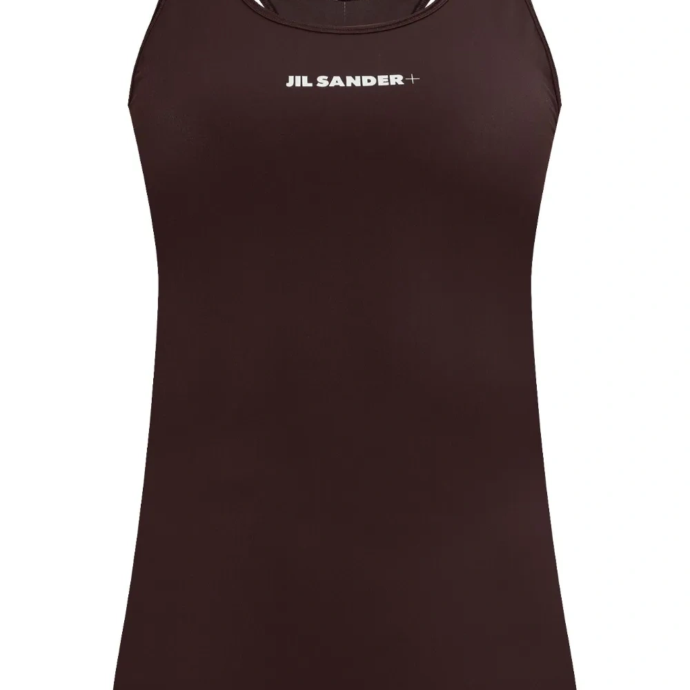 Топ с вышитым логотипом