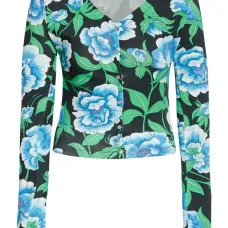 Топ с цветочным принтом