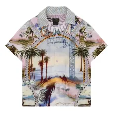 Рубашка из модала с графическим принтом