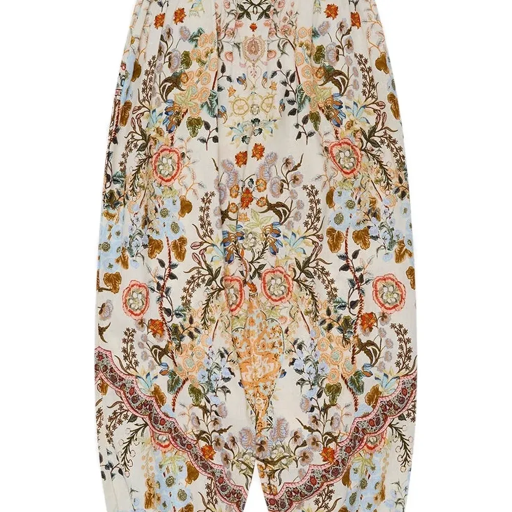 Брюки с цветочным принтом