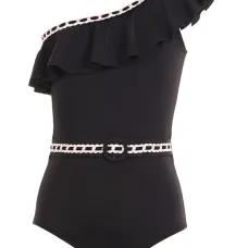 Купальник с оборками