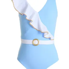 Купальник с оборками