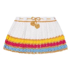 Юбка в технике кроше