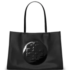 Маленькая сумка-тоут Ella с тисненым логотипом Маленькая сумка-тоут Ella с тисненым логотипом